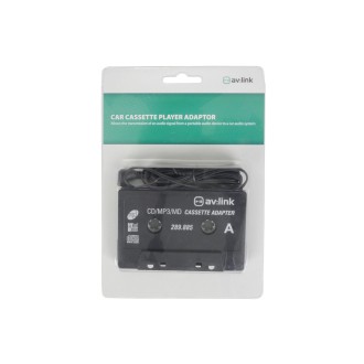 AV Link Car Cassette Player Adaptor