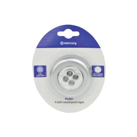 Mercury PL001 4 LED Round Push Light