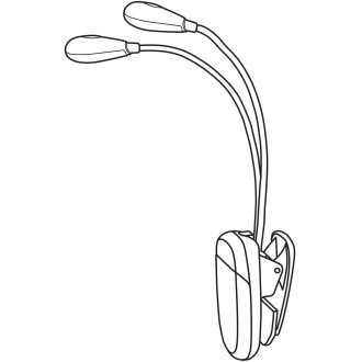 Mercury LC2 LED Gooseneck Clip-on Lights