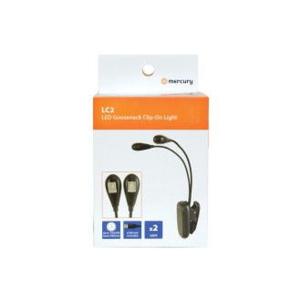 Mercury LC2 LED Gooseneck Clip-on Lights
