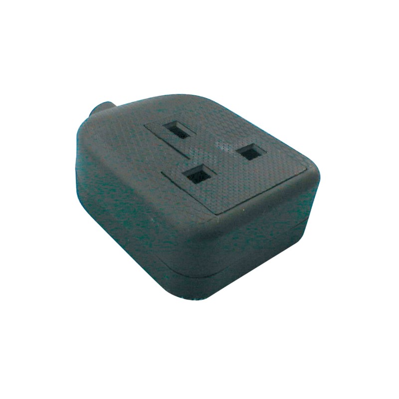 Mercury Rubber 1 Gang Trailing Socket
