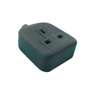 Mercury Rubber 1 Gang Trailing Socket