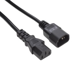 0.5m IEC Male - IEC Female Cable Lead