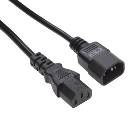 1m IEC Male - IEC Female Cable Lead