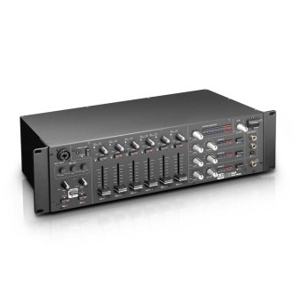 LD Systems ZONE 624 - 19" 4-Zone Mixer 3U,  LDZONE624