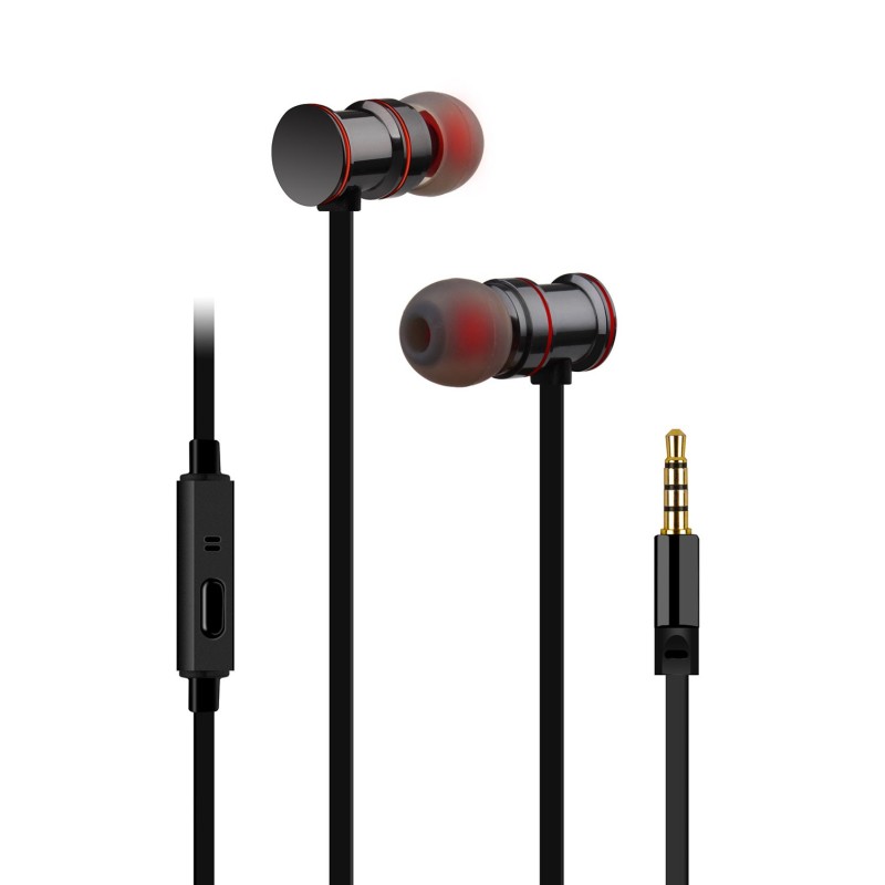 Avlink Magnetic Earphones w/HF Black