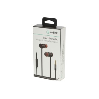 Avlink Magnetic Earphones w/HF Black