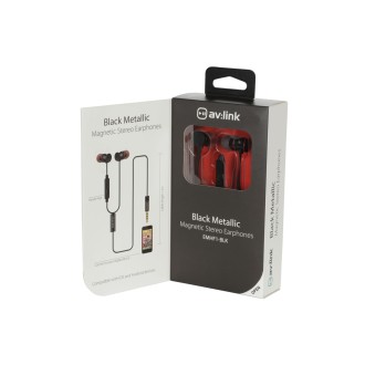 Avlink Magnetic Earphones w/HF Black