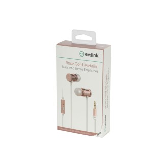 Avlink Magnetic Earphones w/HF Rose