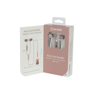 Avlink Magnetic Earphones w/HF Rose