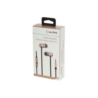 Avlink Magnetic Earphones w/HF Gold