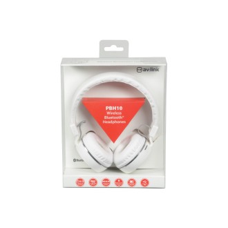 Avlink Wireless Bluetooth® Headphones White