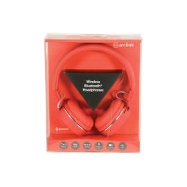 Avlink Wireless Bluetooth® Headphones Red