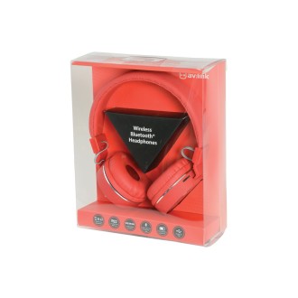 Avlink Wireless Bluetooth® Headphones Red