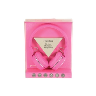 Avlink Wireless Bluetooth® Headphones Pink