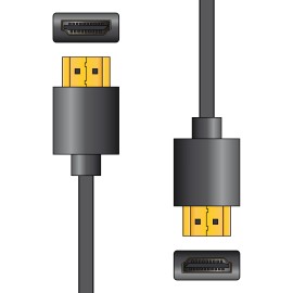 Avlink Thin Wire high speed 4K HDMI lead with Ethernet 0.5m