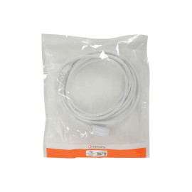 Mercury UK Plug to IEC Power Lead White 5.0m