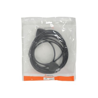 Mercury UK Plug to Right Angle IEC Power Lead 5.0m