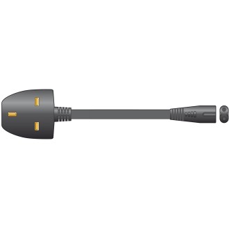 Mercury UK Plug to Fig8 Mains Power Lead