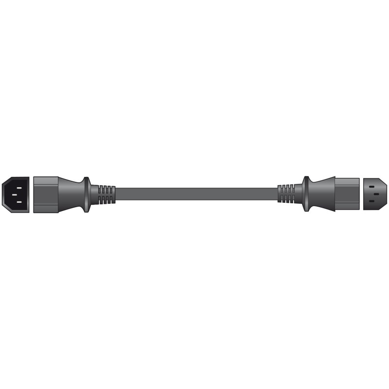Mercury IEC Plug to Socket Mains Extension Lead - 2.0m