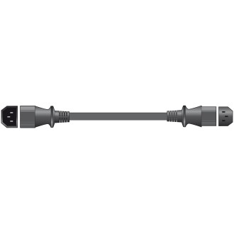 Mercury IEC Plug to Socket Mains Extension Lead - 2.0m