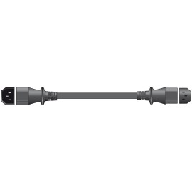 Mercury IEC Plug to Socket Mains Extension Lead - 2.0m