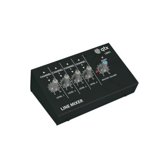 Qtx 4 Mono Channel Line Level & Instrument Mixer