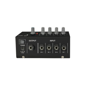 Qtx 4 Mono Channel Line Level & Instrument Mixer
