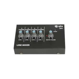 Qtx 4 Mono Channel Line Level & Instrument Mixer