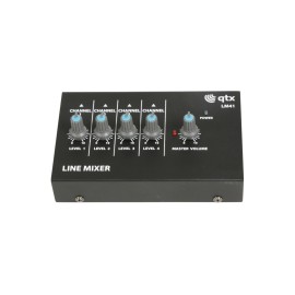 Qtx 4 Mono Channel Line Level & Instrument Mixer