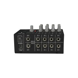 Qtx 4 Stereo Channel Line Level & Instrument Mixer