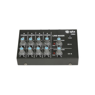 Qtx 4 Stereo Channel Line Level & Instrument Mixer