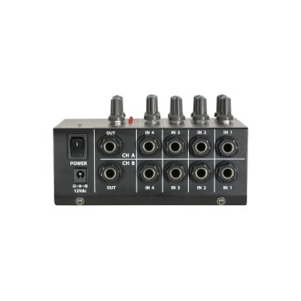 Qtx 4 Stereo Channel Line Level & Instrument Mixer