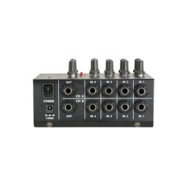 Qtx 4 Stereo Channel Line Level & Instrument Mixer