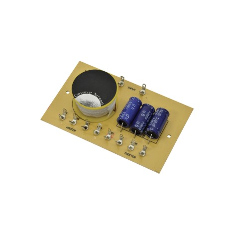 Qtx 2-Way Crossover 6dB, 8 Ohm, 100W, 2/2.5/4kHz