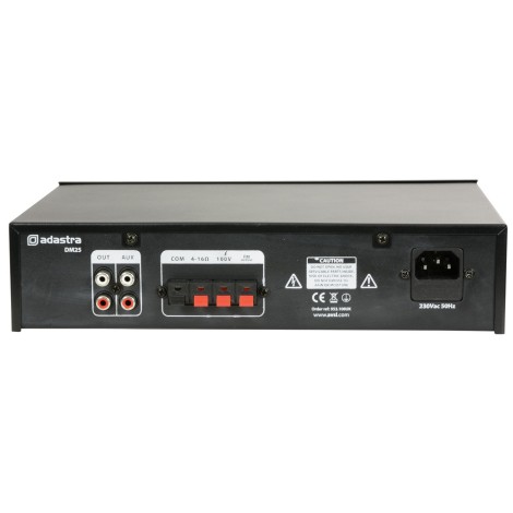 Adastra DM25 Digital 100V Mixer-Amp 25W