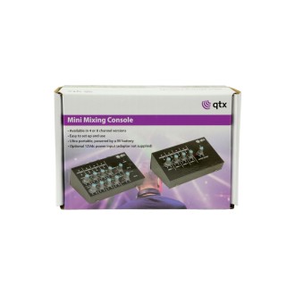 Qtx 4 Channel Mini Microphone Mixer