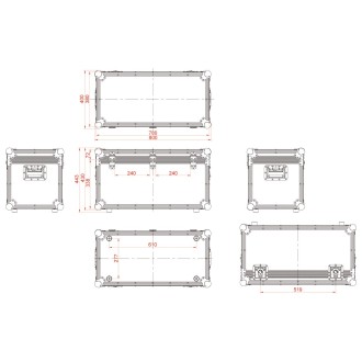 Accu Case ACF-PW/Road Case L 9mm