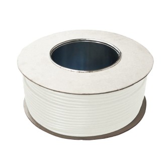 50m 2 Core 0.75mm 100V Speaker Flex (White Sheath)