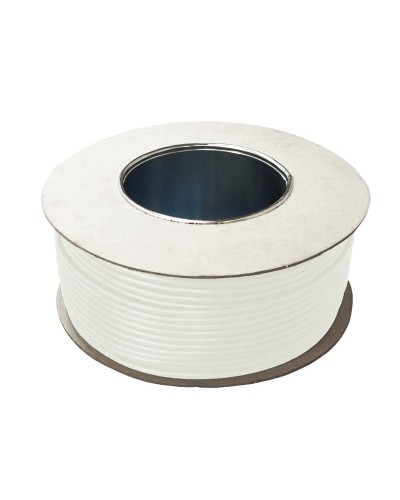 100m 2 Core 0.75mm 100V Speaker Flex (White Sheath)