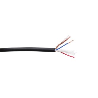 100m 2 Core Screened Microphone Cable Drum