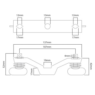 Small Omega Clamp - Acme / eLumen8 / iSolution