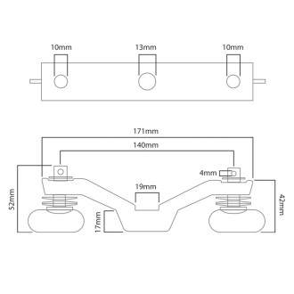 Large Omega Clamp - Acme / eLumen8 / iSolution