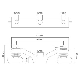 Large Omega Clamp - Acme / eLumen8 / iSolution