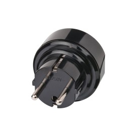 Black Euro Plug Adaptor