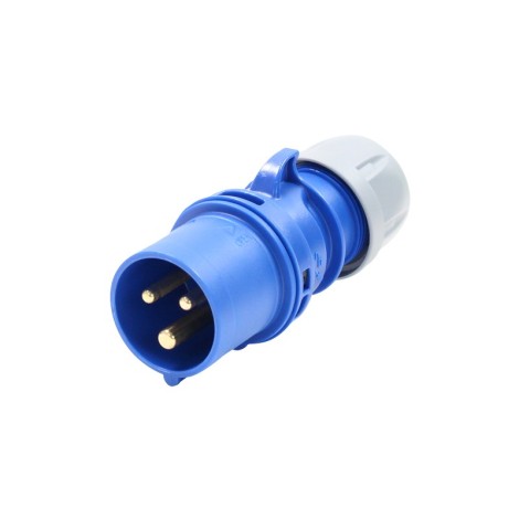 16A 230V 2P+E Plug (013-6)