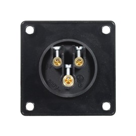 16A 230V 2P+E Black Appliance Inlet (613-6X)