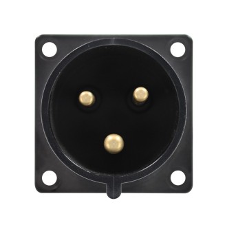 32A 230V 2P+E Black Appliance Inlet (623-6X)