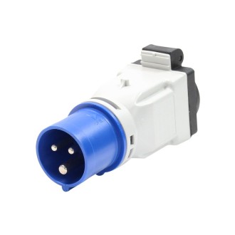 16A 230V 2P+E Plug to 13A Socket Adaptor(9433103)