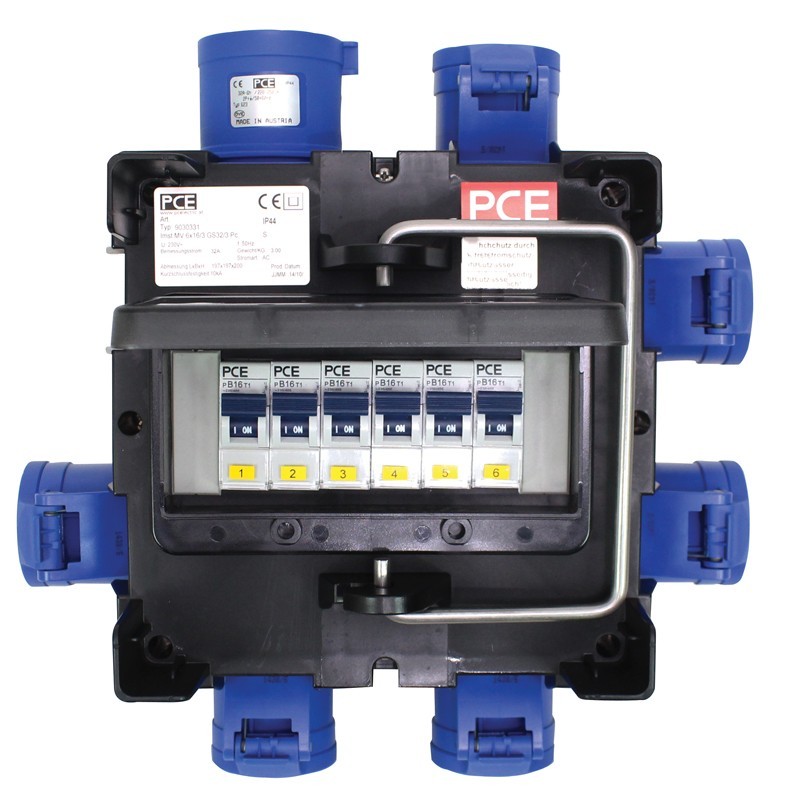 IMST Distribution Box 32A 240V In, 6 x 16A Out (9030331)